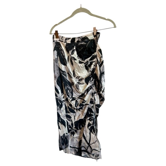 ALL SAINTS Carla Silk Blend Jackie Midi Skirt - Picture 3 of 9